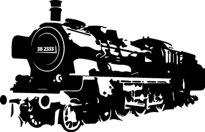 Produktbild von Dampflok P8 - Preußische Lok - Lokomotive - Wandaufkleber - Wandtattoo - Aufkleber - Preußische P8
