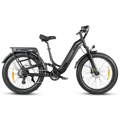 Image de VTT électrique "Fatbike" de 26 pouces, 48V 20Ah, vélo électrique à 8 vitesses Shimano, freins à disque hydrauliques, pédalier électrique avec batterie de grande capacité, idéal pour tout-terrain et la ville