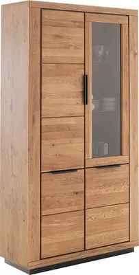 Produktbild von Vitrine in Eiche teilmassiv GIUSTINO-06
