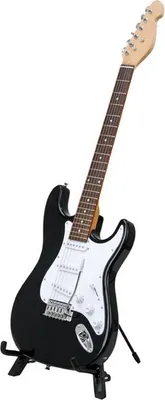 Produktbild von Gitarrenständer zusammenklappbar für Konzert-, E-Gitarren & E-Bässe, 33 x 33,5 x 35 cm