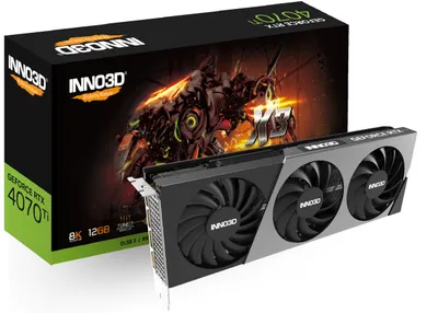 Produktbild von RTX 4070 Ti 12GB Inno3D X3 GDDR6X 3Fan