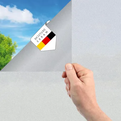 Zdjęcie produktu dla Folia Raamfolie – folia zapewniająca prywatność – zwiększona ochrona prywatności – przyleganie elektrostatyczne – 30 x 200 cm – mleczna