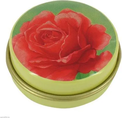 Produktbild von Pillendose rund Blumen Motiv 1 St