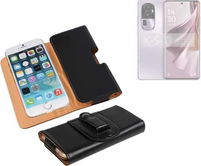 Produktbild von K-S-Trade Schützhülle Handyhülle kompatibel mit Oppo Reno10 PHW110 Holster Gürtel Tasche Schutzhülle Handy-Tasche Smartphone Case Seitentasche