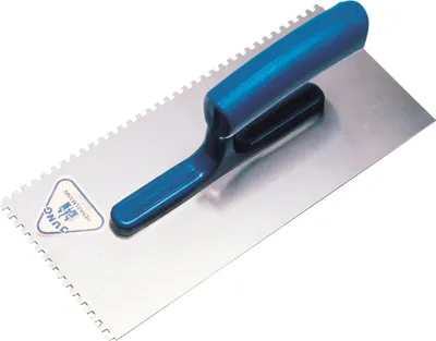 Produktbild von Jung - Putzkelle - Kunststoffgriff - Zahngröße 6 x 6 mm - 280 g - Pro