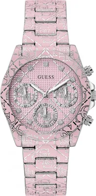 Productafbeelding van Guess GW0986L1 horloge, zilverkleurig, met zirkonia