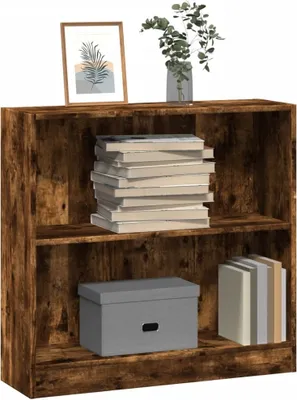 Immagine prodotto di Maison Exclusive - Libreria in rovere affumicato 80x24x76 cm Materiale ligneo