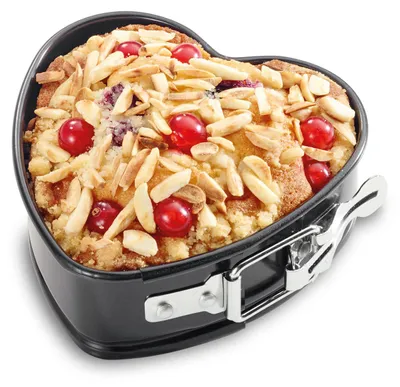 Produktbild von Küchenprofi Springform BAKE MINI Herz 12 cm, schwarz