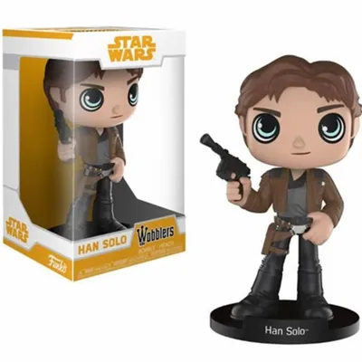 Produktbild von Funko Wacky Wobbler Solo: A Star Wars Story – Han Solo (Wackelkopf)