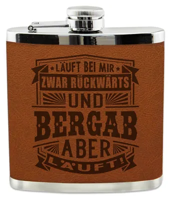 Produktbild von Echter Kerl Flachmann läuft bei mir