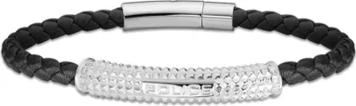 Imagen del producto de Pulsera para hombre Police, modelo PEAGB2214901, de cuero, 19 cm