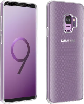 Image de Avizar, Samsung Galaxy S9 Housse de protection + Protecteur d'écran en verre, Transparent