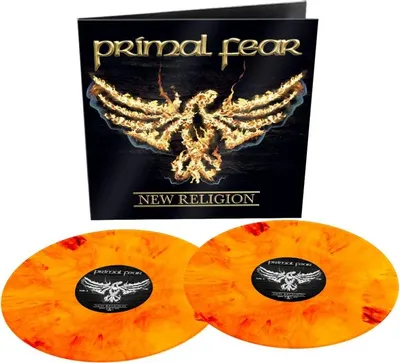 Produktbild von Primal Fear: Primal Fear: New Religion (Reissue) (Limited Edition) (Orange W/ Red Marbled Vinyl) - Warner Music - (LP / N)