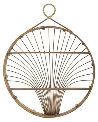 Produktbild von Ribbon Bank aus rosa Samt mit goldenem Gestell und zylindrischen Kissen 112,5x49x53 cm