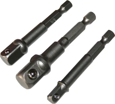 Produktbild von ChiliTec 18058 Bitaufnahme-Adapterset von Sechskant auf 1/4", 3/8", 1/2"