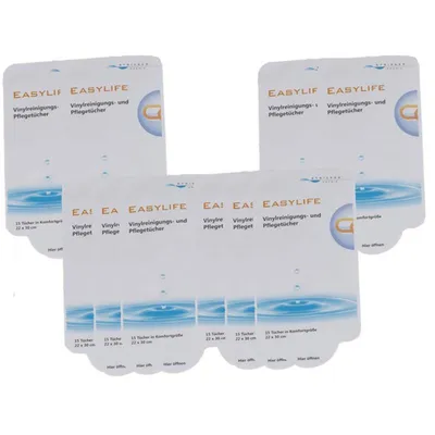 Produktbild von Stricker Chemie - Easylife Vinyl Reinigungs- Pflegetücher ( 10er Pack )