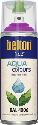 Produktbild von belton free Lackspray AQUAcolours 400 ml verkehrspurpur matt