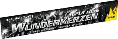 Produktbild von Riesenwunderkerzen 1 Packung mit 10 Stück
