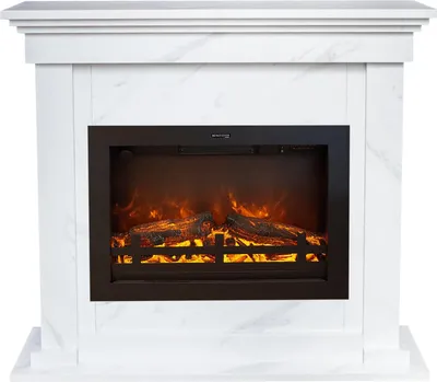 Immagine prodotto di Caminetto elettrico Xaralyn - Flex EFL-ML - aspetto marmo - riscaldamento 1500 watt - con telecomando - caminetto da incasso incluso - caminetto decorativo