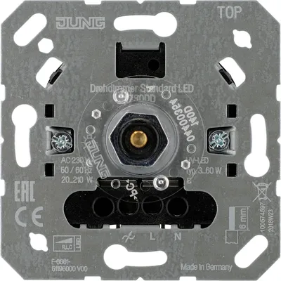 Produktbild von Jung Drehdimmer Standard LED, ohne Nebenstelleneingang, 1 Stk.