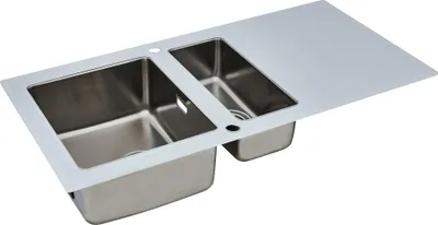 Produktbild von respekta Glasspüle NEWYORK100X50W