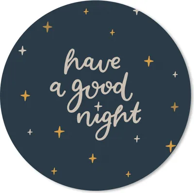 Produktbild von MuchoWow® Mauspad Mousepad Sprichwörter - Eine gute Nacht - Zitate - Kinder - Baby - Jungen - Mädchen 20x20 cm - Mousepads - Maus Mat - Pad - Mausunterlage - Schreibtischmatte