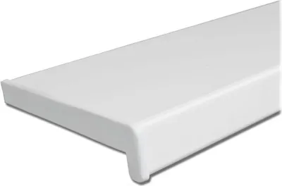 Produktbild von Lignodur Masterline LD40 Innenfensterbank Weiß Matt inkl. Endkappe Weiß-450mm-500mm