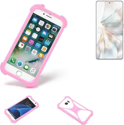 Produktbild von K-S-Trade Handy Hülle kompatibel mit Nubia Z60S Pro Schutz Hülle Bumper Silikon Schutz Hülle Cover Case Silikoncase Silikonbumper TPU Softcase