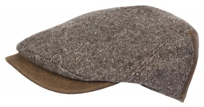 Produktbild von Tweedkappe Donegal pet herren braun Größe 61