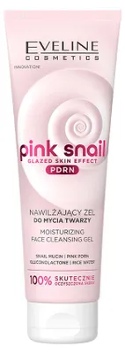 Produktbild von Eveline Cosmetics Pink Snail – reinigendes, feuchtigkeitsspendendes Mizellenwasser – 50er Karton