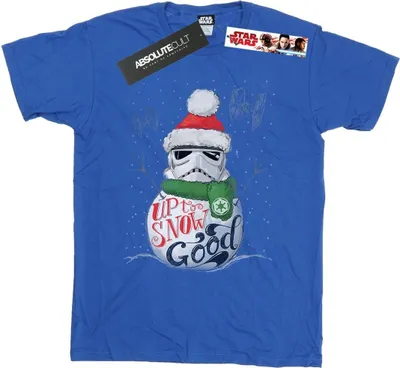 Produktbild von Star Wars - "Up To Snow Good" T-Shirt für Herren BI46449 (M) (Königsblau)