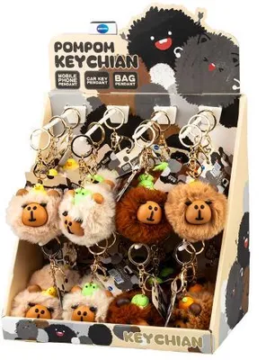 Produktbild von Centrum Plüsch Schlüsselanhänger Capybara 24 Stück Accessoire