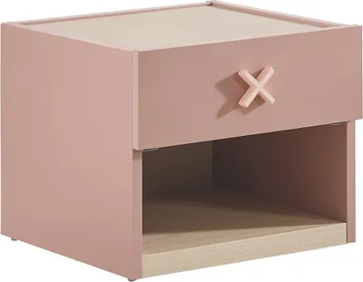 Produktbild von Nachttisch Rosie in Rosa/Beige