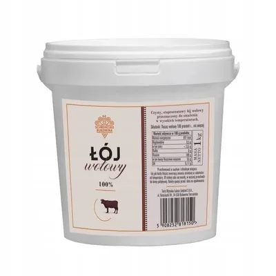 Produktbild von Rindertalg 1kg - Schronisko Bukowina