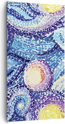 Produktbild von Bild auf Leinwand - Leinwandbild - Abstraktion modern - 65x120cm - Wand Bild - Wanddeko - Leinwanddruck - Bilder - Kunstdruck - Wanddekoration - Leinwand bilder - Wandkunst - PA65x120-3935