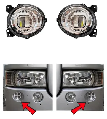 Image de Kit complet de projecteurs LED inférieurs extérieurs – feux de route supplémentaires pour les séries SCANIA P, G, R et T de 2004 à 2017