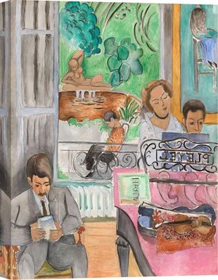 Produktbild von Bilder auf Leinwand Henri Matisse – Die Musikstunde, 60 x 40 cm