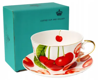 Productafbeelding van CUP 250ml Fruit Gouden Rand Dun Porselein YAMASEN Fijn Goud