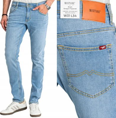 Obrázek produktu pro MUSTANG | Oregon Tapered | Pánské džíny Slim Fit | W33 L32