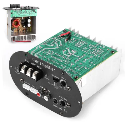 Image de Carte Amplificateur Audio de Voiture 120W 12V Pur Plein Ton Bass Subwoofer Core Auto Stereo Speaker Amp