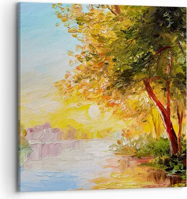 Produktbild von Bild auf Leinwand - Leinwandbild - natur natur - 70x70cm - Wand Bild - Wanddeko - Wandbilder - Leinwanddruck - Bilder - Kunstdruck - Wanddekoration - Leinwand bilder - Wandkunst - AC70x70-3445