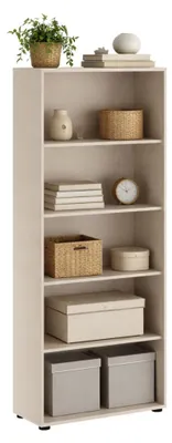 Produktbild von Brugnera - Bücherregal, 79x34x188h cm Beige, 4 Regale