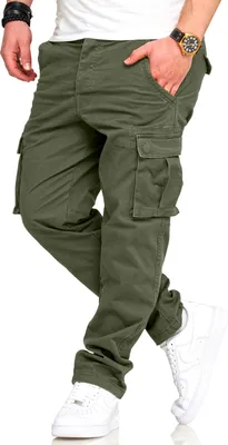 Produktbild von SOULSTAR Herren Cargohose S2SARI Herren Chino Jeans Hose Stoffhose Freizeithose