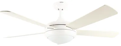 Immagine prodotto di Ventilatore da soffitto Ursa Bianco / Bianco-Pino 132 cm con luce e telecomando