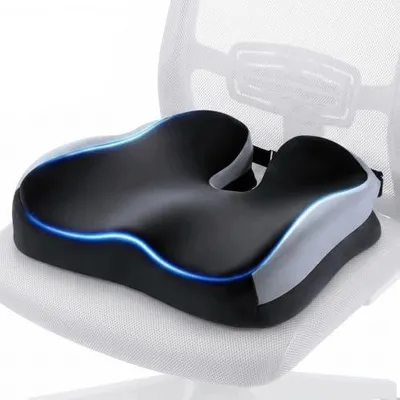 Zdjęcie produktu dla Poduszka na krzesło ergonomiczna podpora bioder pleców do biura