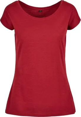 Produktbild von Build Your Brand - T-Shirt Weite Öffnung für Damen RW8369 (M) (Burgunderrot)