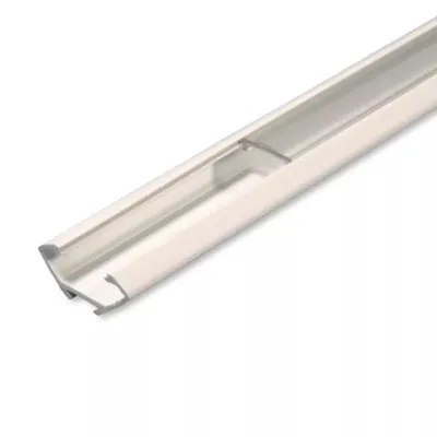 Obrázek produktu pro MasterLED LED rohový profil PVC 22x12mm Corner bílý 2m – rohová lišta ve tvaru V pro LED pásky s čirým krytem – úhlový profil kolejnice