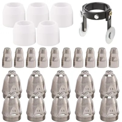 26-tlg. P-80 Plasma-Düsen-Set, 1,5 mm, 100 A