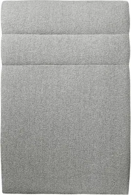 Produktbild von Kopfteil Modell Linien – Grauer Bouclé-Stoff 90 cm