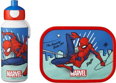 Obrázok produktu pre Obedová súprava Mepal (školský hrnček a krabička na obed) Campus Pop-Up Spiderman